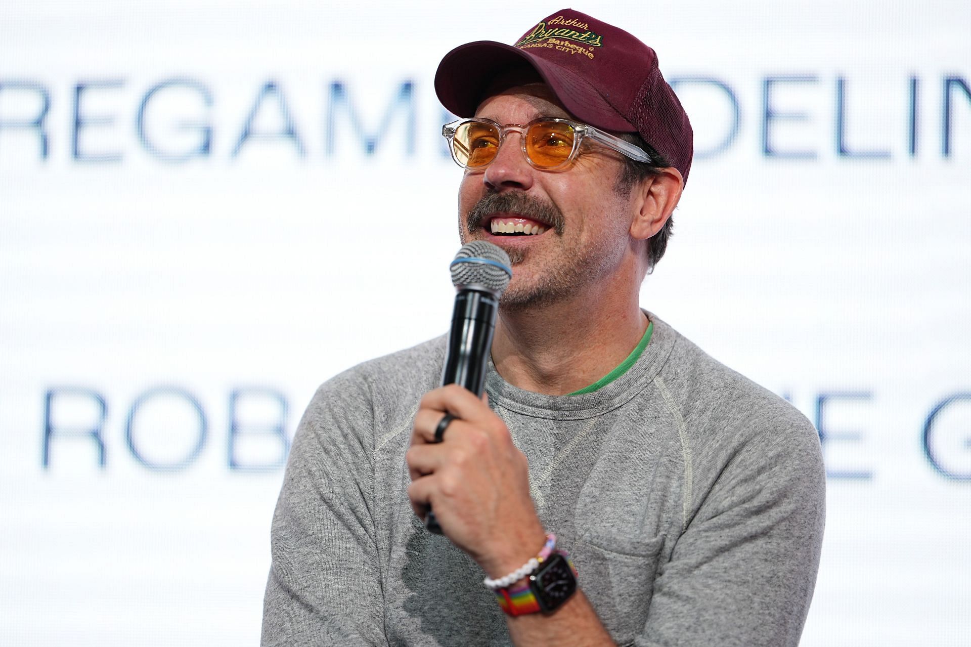 Jason Sudeikis plays Ted Lasso in the show (Image via Getty)